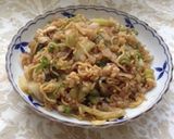 野菜が全体の2/3★ノンオイルそばめし作り方15写真
