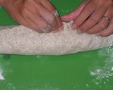 チーズ＆ベーコンパン。手捏ねパン作り方9写真