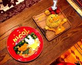1歳のお誕生日に…ミッフィープレート作り方6写真