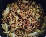 普通の牛丼作り方2写真