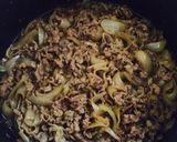 普通の牛丼作り方3写真