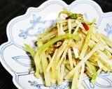 醤油麹deまるごとウドのきんぴら作り方7写真