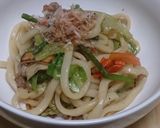 ﾐｨたんﾁの焼きうどん作り方15写真