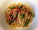 アスパラとベーコンのバター醤油パスタ作り方9写真