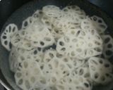 白菜とレンコンの炒め煮作り方1写真