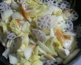 白菜とレンコンの炒め煮作り方3写真