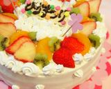 共立て♡２1ｃｍ型ふわふわスポンジケーキ作り方28写真