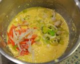 フライパン一つで！かに玉風あんかけ作り方4写真