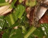 小松菜と豆腐の生姜スープ作り方3写真