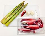 ボイルヤリイカのペペロンチーノ作り方1写真
