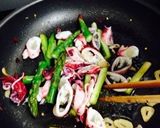 ボイルヤリイカのペペロンチーノ作り方3写真