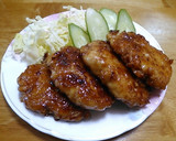 鶏つくねのしょうが焼き作り方6写真