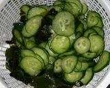 もう１品に♪胡瓜とワカメの酢の物(^^)作り方1写真