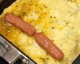 ソーセージ入りのバジル玉子焼き作り方3写真