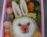 うさぎのおにぎり弁当作り方5写真