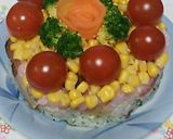 2014＊ひな祭りの3色ちらし寿司ケーキ作り方5写真