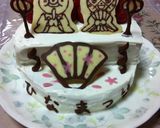 ひな祭り☆キャラクターでひな壇ケーキ作り方4写真