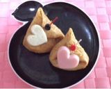 ひな祭りに包み方発案！簡単ハート雛いなり作り方13写真