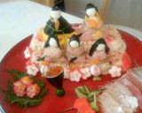 お寿司でひな祭り♥めもりある作り方2写真