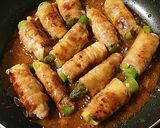 ☆ウマダレ！豚肉アスパラ巻き☆作り方4写真