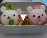 クマちゃんのひな祭りキャラ弁♪作り方7写真