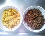 簡単２０分★二色丼作り方7写真