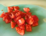 間単！カリカリお揚げ＊かけトマサラダ＊作り方3写真