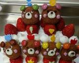 ケーキの飾りに☆くまさん作り方10写真