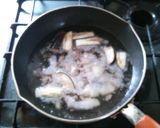 茄子と挽き肉のにゅうめん作り方4写真