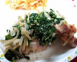 給食menu*鶏肉のごまだれかけ作り方6写真