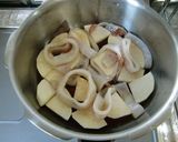 ★圧力鍋で大根とスルメイカの煮物です。♪作り方1写真