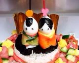 お雛様のライスケーキ作り方10写真