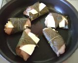 春香る✿ササミチーズの桜の葉巻き✿作り方4写真