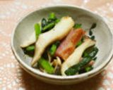 菜の花とベーコンのバター炒め作り方9写真