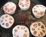 鮭のれんこんの挟み焼き♡作り方5写真