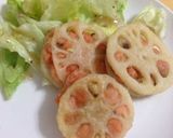 鮭のれんこんの挟み焼き♡作り方7写真