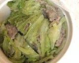 ルクエDEヘルシーキャベツ重ね蒸し作り方8写真