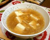 とろとろ♡鶏そぼろとお豆腐のスープ作り方3写真