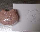 ブラウン★ラインタウン★キャラ弁作り方1写真