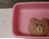 ブラウン★ラインタウン★キャラ弁作り方4写真