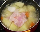バター醤油♪じゃがいもの簡単おかずスープ作り方5写真