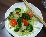ごはんですよ！で☆海と山の恵みサラダ作り方1写真
