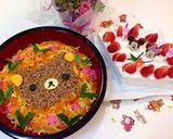 ミッキー＆ミニーひな祭りケーキ…♩作り方1写真