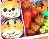 簡単爆弾おにぎりアンパンマン作り方3写真