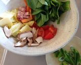 あっさり野菜あんかけ固焼きそば作り方2写真