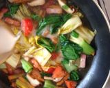 あっさり野菜あんかけ固焼きそば作り方4写真