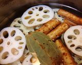 ごぼう、れんこんのコンフィ: vegan作り方3写真