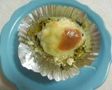 じゃがいもの高菜チーズ乗せ・お弁当にOK作り方8写真