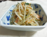 焼き塩しゃけdeもやしの和え物＆大根煮作り方5写真