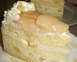 桃のケーキ(基本のしっかりスポンジ)作り方23写真